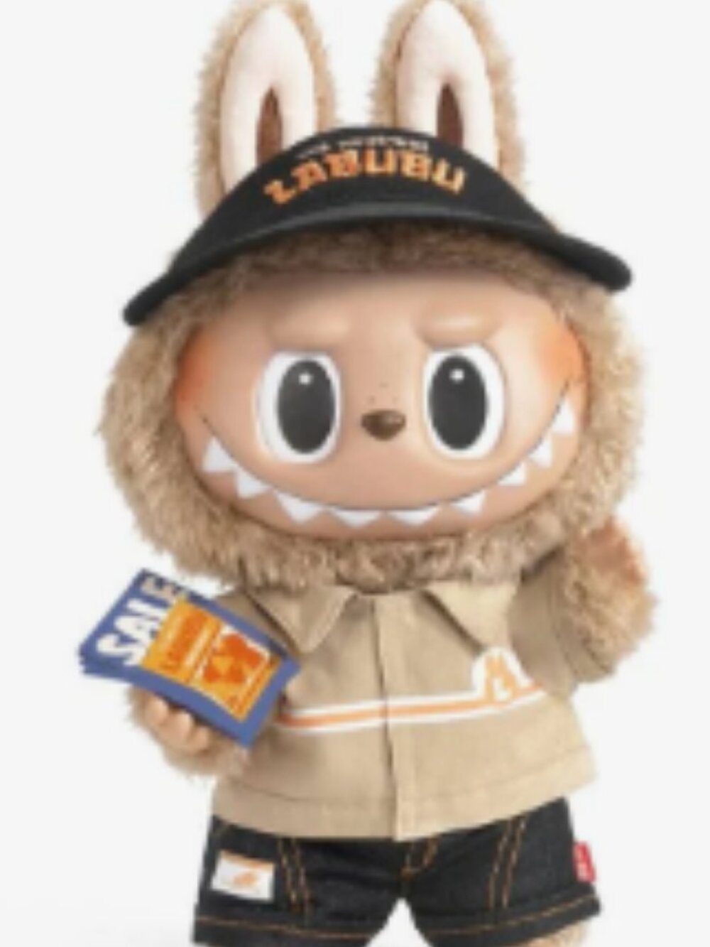 Pop Mart Labubu "The Naughty Cashier" vinyl plush doll rare 400%, authentic